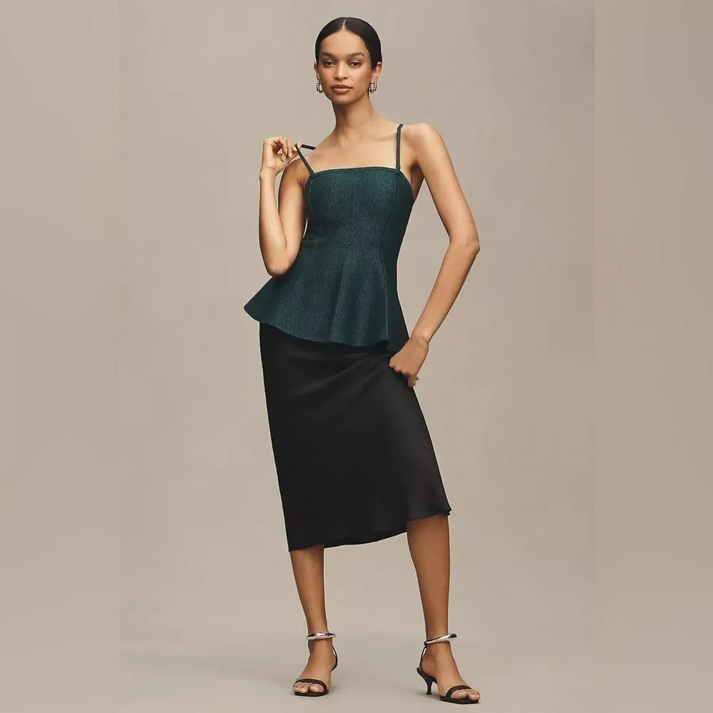 ❤️ANTHROPOLOGIE Pilcro Hourglass Sparkly Sweater Tank | Small - Picture 9 of 12